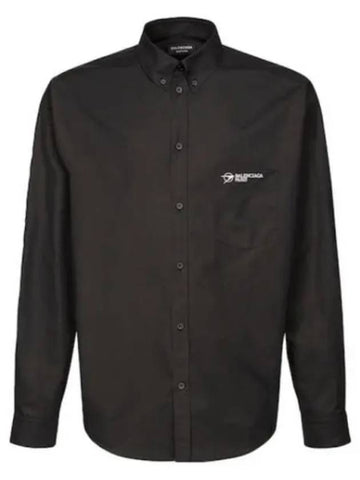 Logo Cotton Blend Men s Shirt - BALENCIAGA - BALAAN 1