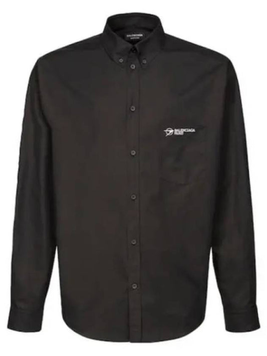 Logo Cotton Blend Men s Shirt - BALENCIAGA - BALAAN 1