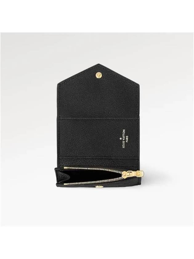 Zoe Monogram Empreinte Half Wallet Black - LOUIS VUITTON - BALAAN 5