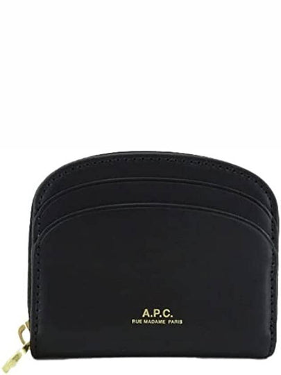 Half Moon Card Coin Wallet Black - A.P.C. - BALAAN 2