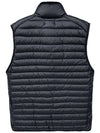 Men's Logo Patch Puffer Vest Black - STONE ISLAND - BALAAN 3