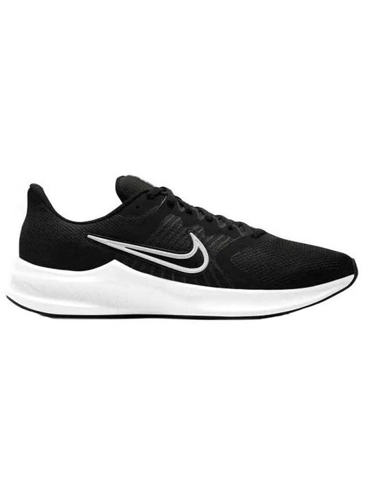 Downshifter 11 Low Top Sneakers Black White - NIKE - BALAAN 1