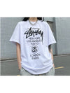 World Tour T Shirt White Men - STUSSY - BALAAN 3