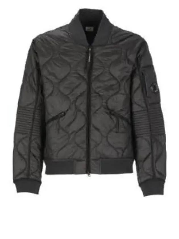 Liner Padded Bomber Jacket Black - CP COMPANY - BALAAN 2