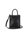 Embossed Triangle Logo Small Tote Bag Black - PRADA - BALAAN 2