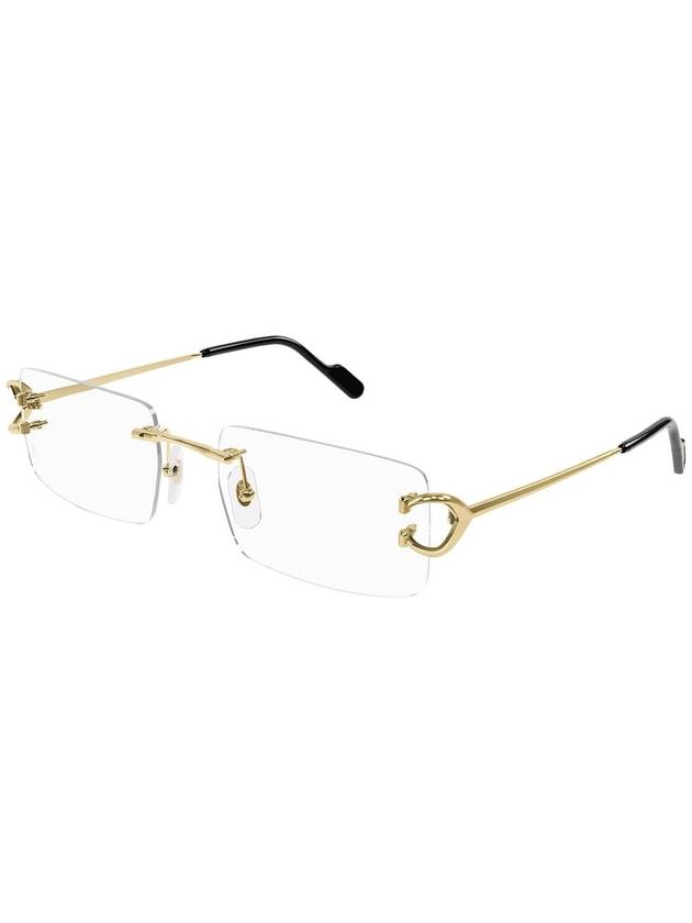 Metal Optical Frames EyeEyeglasses Gold - CARTIER - BALAAN 2