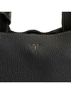 Logo Charm Leather Micro Tote Bag Black - TOD'S - BALAAN 9