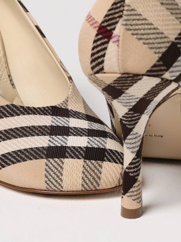 Check Baby High Pumps Beige - BURBERRY - BALAAN 5