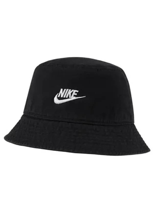 Sportswear Futura Washed Bucket Hat Black - NIKE - BALAAN 8