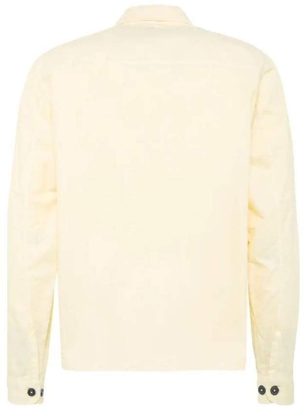 Gabardine Long Sleeve Shirt Beige - CP COMPANY - BALAAN 4