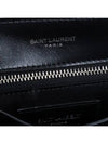 Toy Loulou Strap Shoulder Bag In Quilted Leather Black - SAINT LAURENT - BALAAN 11