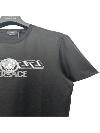 1008461 La Greca Short Sleeve TShirt Black - VERSACE - BALAAN 2