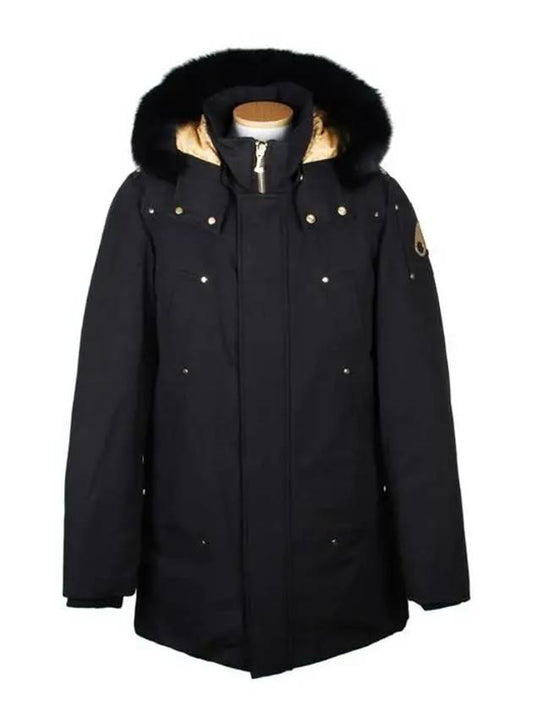 Stage Lake Parka Black Fox Fur Black - MOOSE KNUCKLES - BALAAN 2