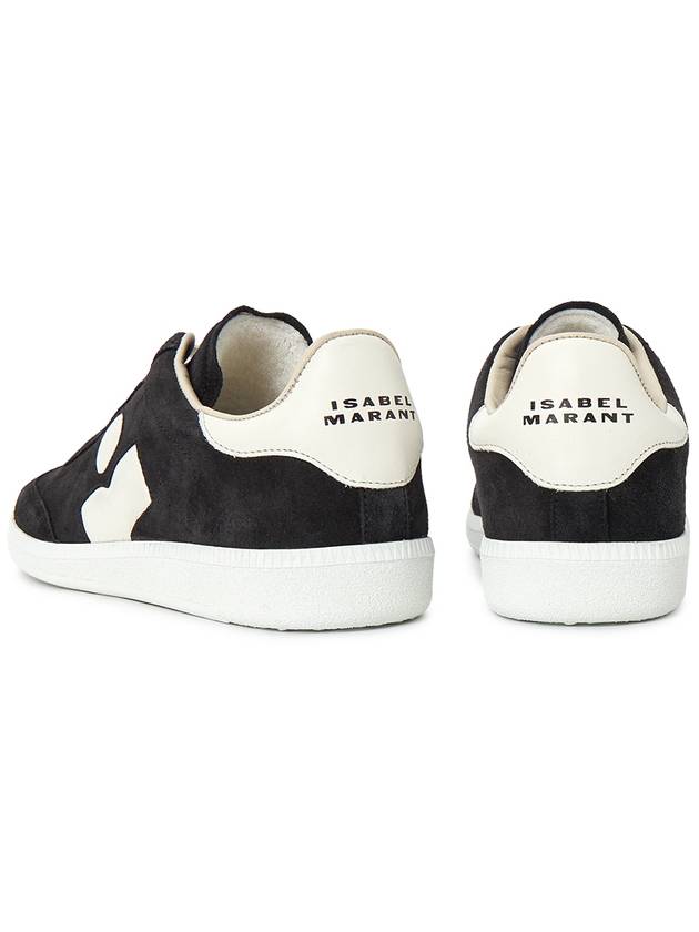 Bryce Suede Low Top Sneakers Black - ISABEL MARANT - BALAAN 7