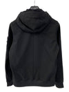 Soft Shell Brushed Lining Zip Up Hoodie Black - STONE ISLAND - BALAAN 7