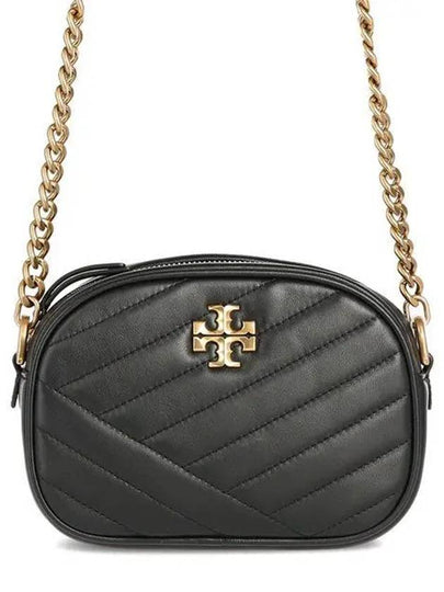 Kira Chevron Camera Cross Bag Black - TORY BURCH - BALAAN 2