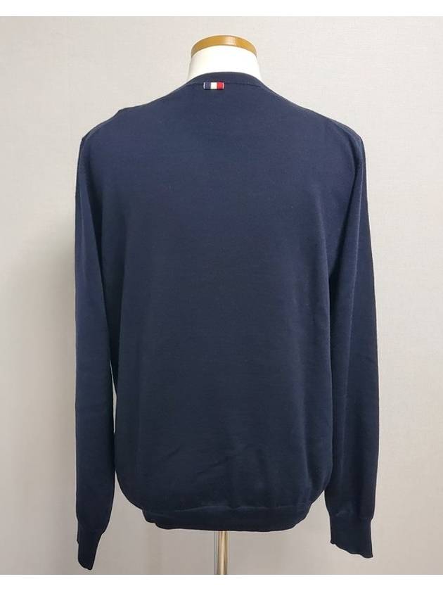 Three stripe navy knit L - MONCLER - BALAAN 4