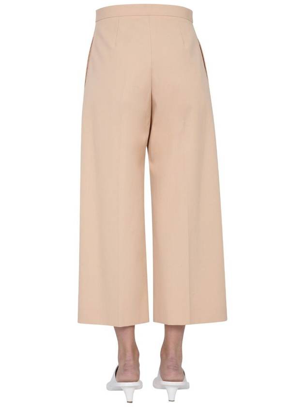 Cotton Wide Pants Pink Beige - JIL SANDER - BALAAN 5