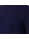 Elbow Patch Wool Knit Top Navy - MAISON MARGIELA - BALAAN 4