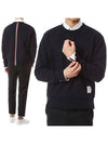 Center Back Stripe Crewneck Sweatshirt Navy - THOM BROWNE - BALAAN 3