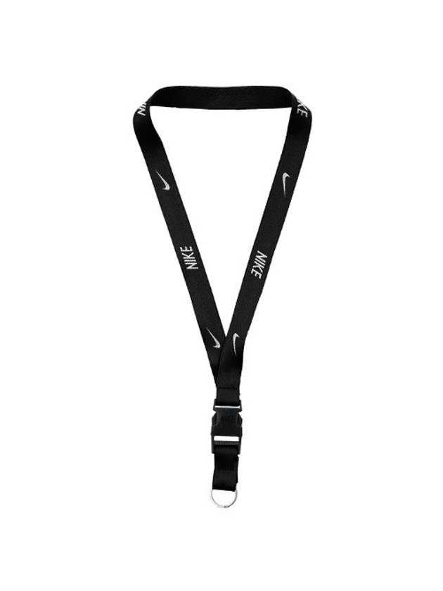 Lanyard Whistle Necklace Black - NIKE - BALAAN 1