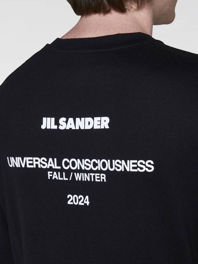 T-shirt di cotone Jil Sander con logo posteriore - JIL SANDER - BALAAN 3