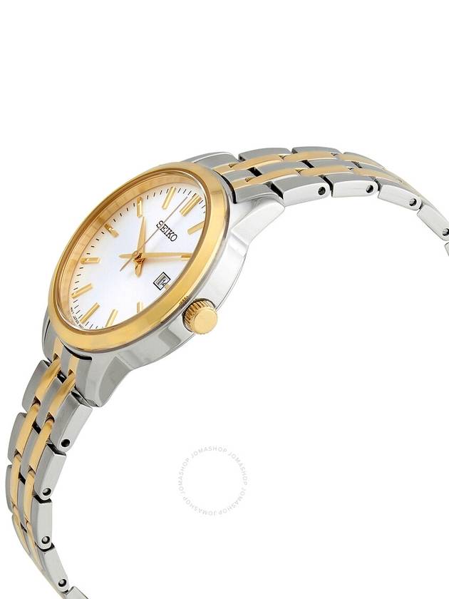 Seiko Classic Quartz White Dial Two-tone Ladies Watch SUR410 - SEIKO - BALAAN 2