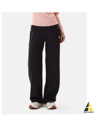 Women s Cotton Modal Straight Fit Pants Black SP322UFP89 - DESCENTE - BALAAN 1