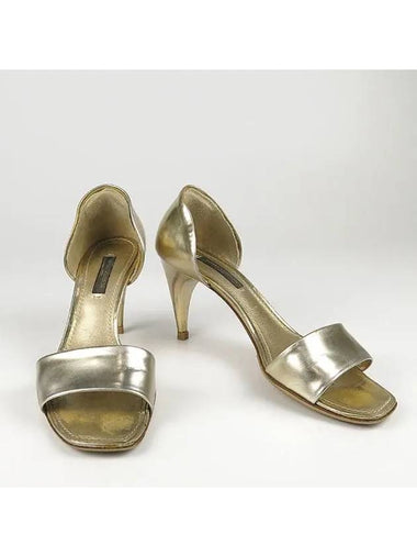 Smith Market used luxury goods gold sandals women s shoes - LOUIS VUITTON - BALAAN 1