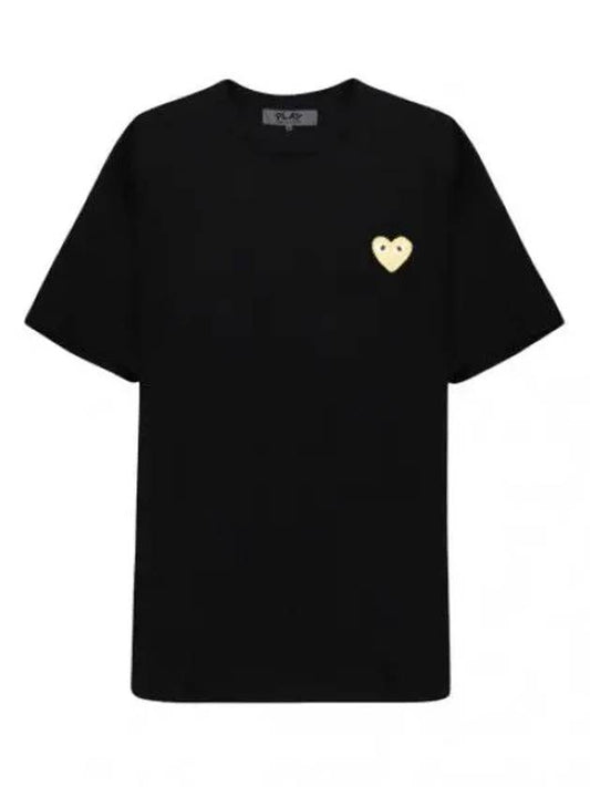 Gold Heart Waffen Short Sleeve T Shirt Men s - COMME DES GARCONS - BALAAN 1