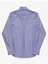 Fox Head Stripe Long Sleeve Shirt Blue - MAISON KITSUNE - BALAAN 4