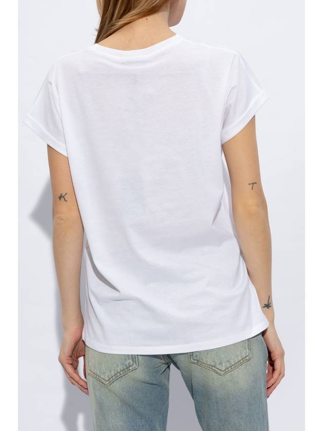 Balmain Cotton T-shirt, Women's, White - BALMAIN - BALAAN 4