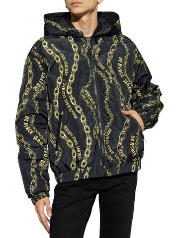 77GAUD17 CQD56 G89 Chain Reversible Padding Jacket - VERSACE - BALAAN 1