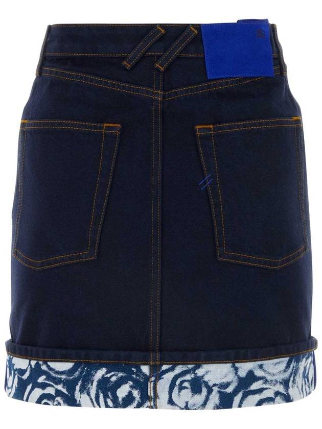 Japanese Denim Mini Skirt 8080921 - BURBERRY - BALAAN 3