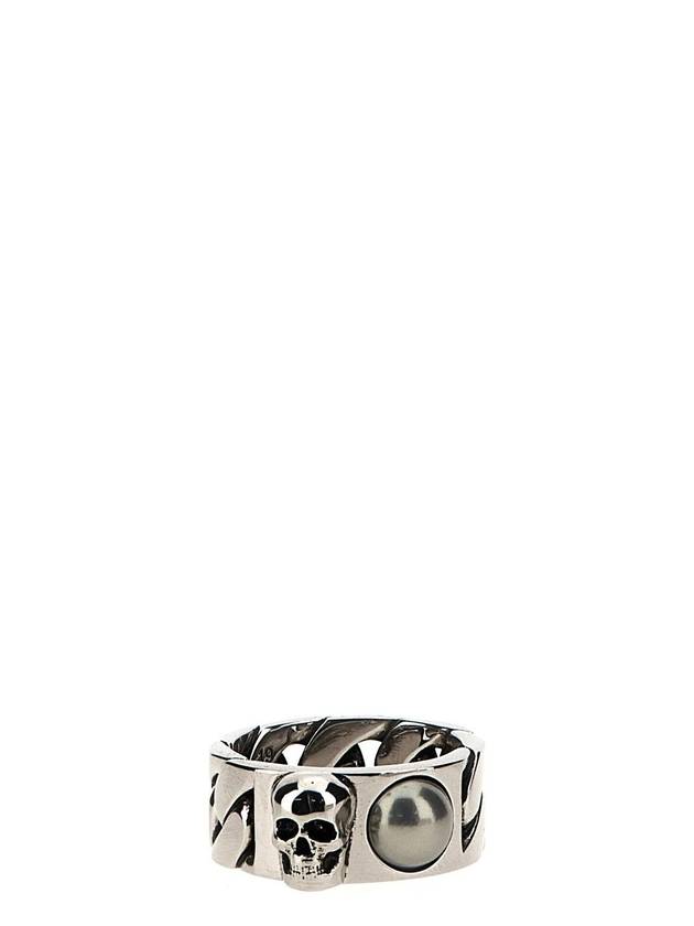 SS Ring Perla Skull 774168I170E1445 - ALEXANDER MCQUEEN - BALAAN 1