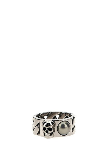 SS Ring Perla Skull 774168I170E1445 - ALEXANDER MCQUEEN - BALAAN 1