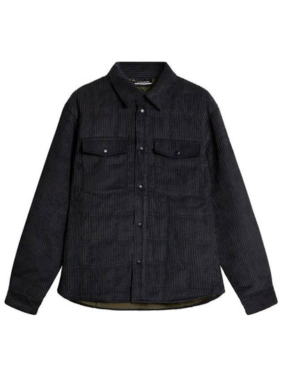 Jasper Overshirt Long Sleeve Shirt Black - J.LINDEBERG - BALAAN 2