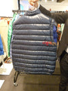 Size 0 white navy diagonal padded vest - MONCLER - BALAAN 3