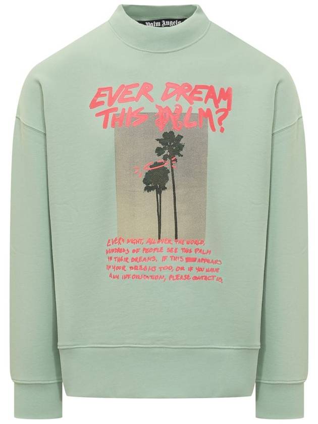 Hooded Sweatshirt PMBA026S24 FLE003 5168 MINT FUCHSIA FLUO - PALM ANGELS - BALAAN 2