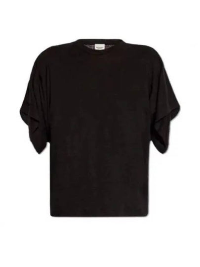 Kyanza Short Sleeve T-Shirt Black - ISABEL MARANT - BALAAN 2