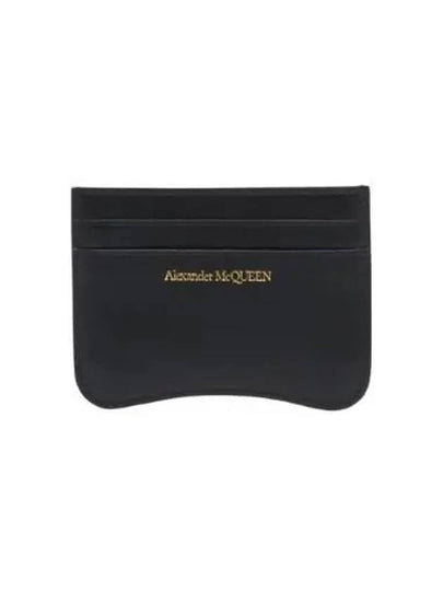 The Seal Card Wallet Black - ALEXANDER MCQUEEN - BALAAN 2