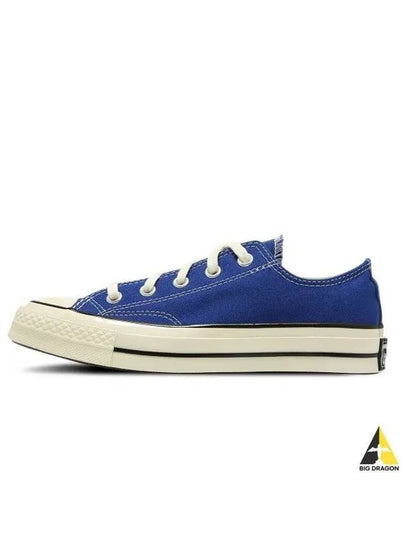 168514C Chuck 70 Men's Low Top Sneakers Rush Blue - CONVERSE - BALAAN 2