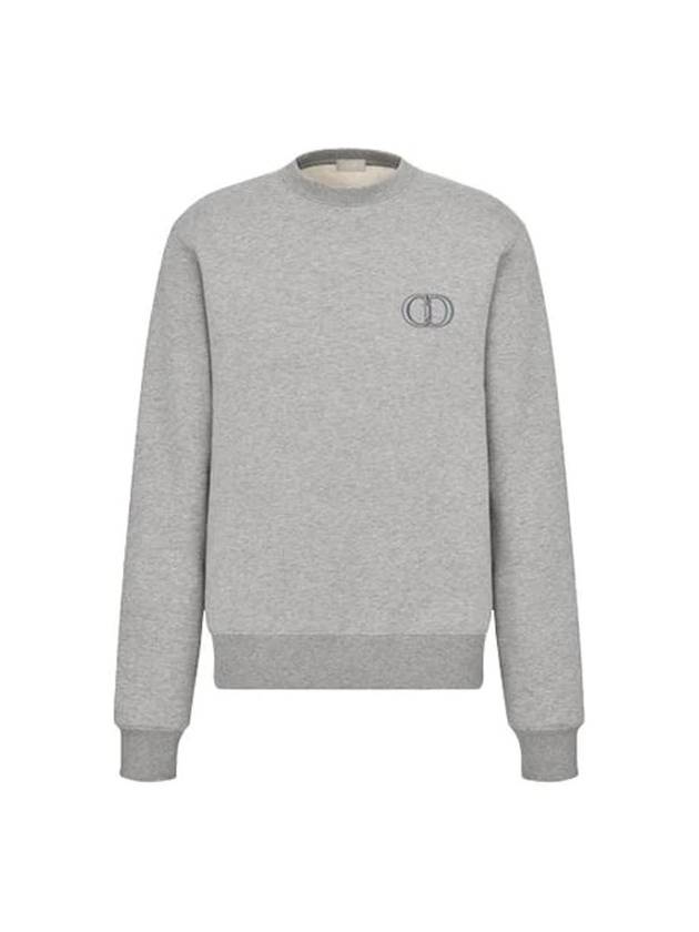 CD Icon Cotton Sweatshirt Grey - DIOR - BALAAN 1