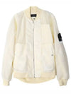 Shadow Project Zipped Bomber Jacket Ivory - STONE ISLAND - BALAAN 2