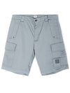 Metropolis Series Stretch Sateen Cargo Shorts Grey - CP COMPANY - BALAAN 1