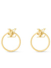 LV Eclipse Earrings Gold - LOUIS VUITTON - BALAAN 2