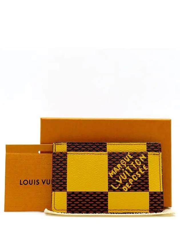 N40615 Damier Canvas Porte Cart Simple Card Holder - LOUIS VUITTON - BALAAN 1