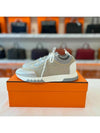 Addict Women's Sneakers Gray Gold Pearl - HERMES - BALAAN 3