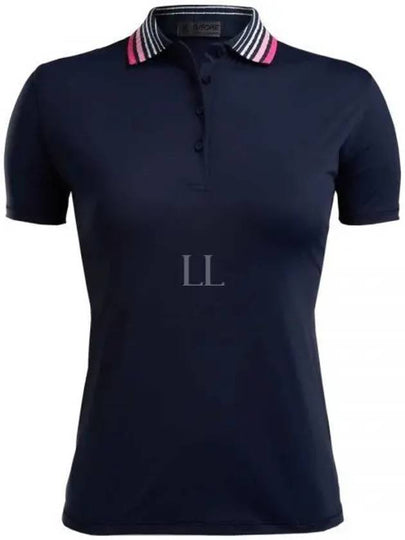 LF Golf PLEATED COLLAR POLO LF22K132 TWILIGHT Women's Pleated Collar Polo - G/FORE - BALAAN 2