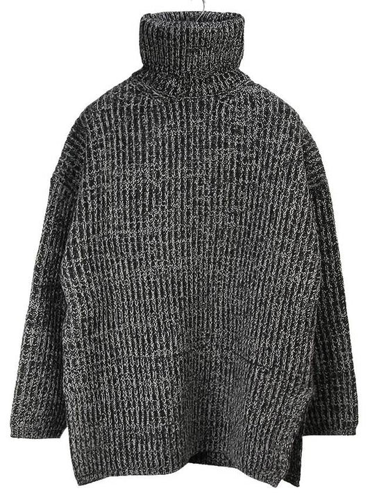 Women's Oversized Wool Sweater A60018 GREY DARK GRAY ANC119gr - ACNE STUDIOS - BALAAN 1